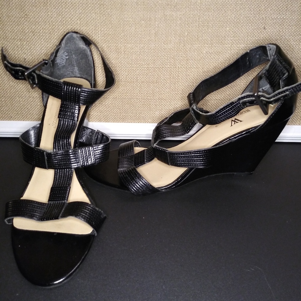 Black Worthington wedges